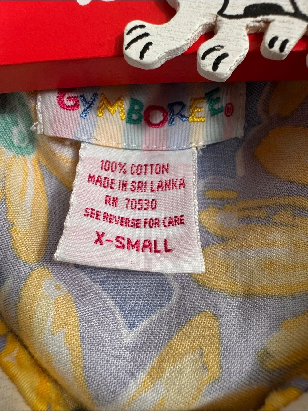 Vintage 1996 Gymboree Flower Party Rainbow Tag Dress Girls Size XS (9-18m)